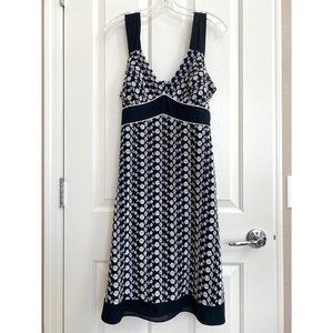 Dress, raised embroidery, R&M Richards, lined, s14